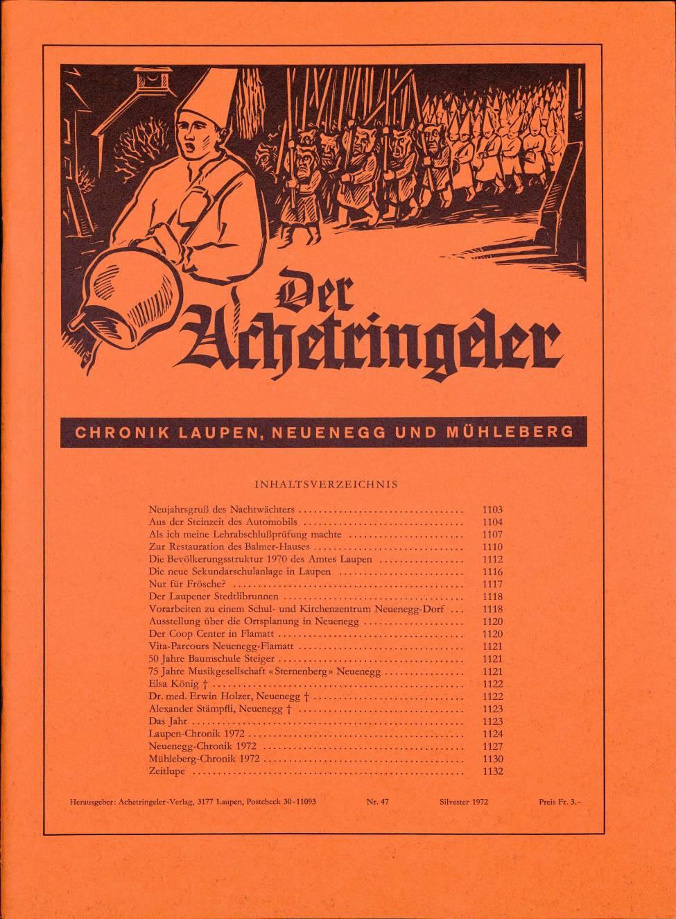 Der Achetringeler 1972